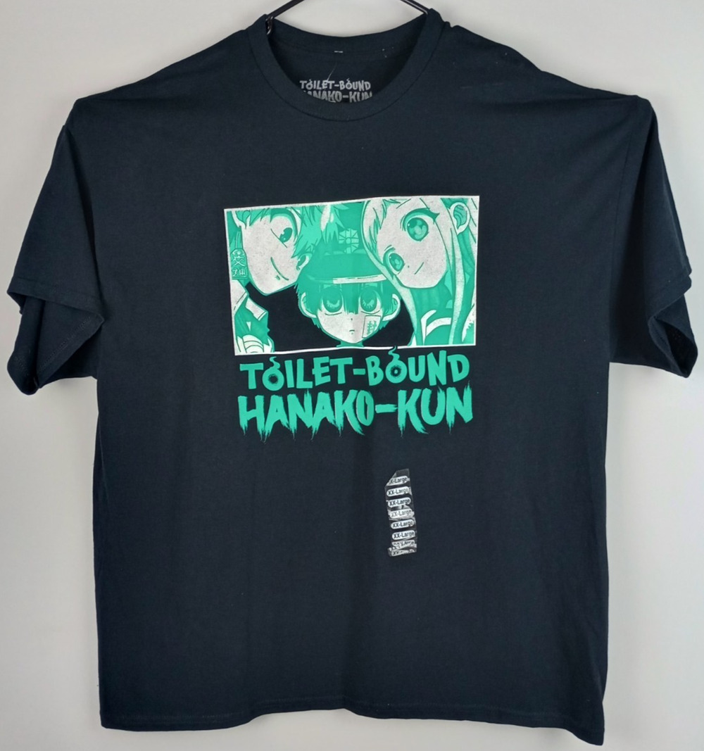 NWT Toilet-Bound Hanako-Kun Goodie Two Sleeves Men 2XL Black Anime Tshirt